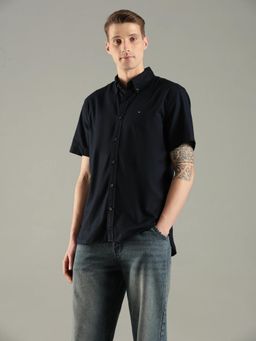 Tommy Hilfiger - Blue Solid Regular Fit Shirt
