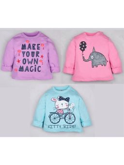 The Mom Store - Unisex Multi-Color Printed Sweatshirt (Set of 3)