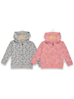 The Mom Store - Unisex Multi-Color Printed Hoodie (Set of 2)