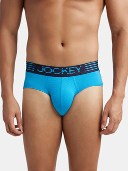 Jockey - MM04 Men Microfiber Mesh Elastane Active Wear Brief - Tropical Sea