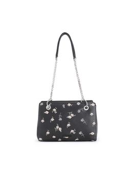 Caprese - Medium Black Casual Satchel Handbag