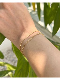 Bloome - 18K Gold Plated Gold and Silver Claire Bracelet