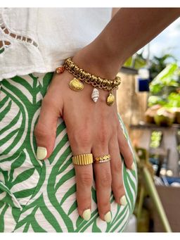 Bloome - 18K Gold Plated Shelly Bracelet