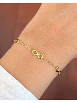 Bloome - 18K Gold Plated Infinity Bracelet