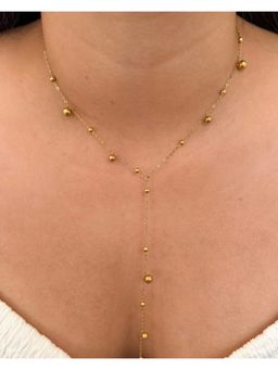 Bloome - 18K Gold Plated Liora Lariat Necklace