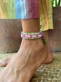 Ziddi - Multicolour Barfi Anklet