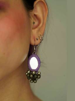 Ziddi - Lavender Luna Pair Of Earrings