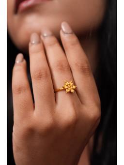 Ziddi - 22K Gold Plated Tara Ring