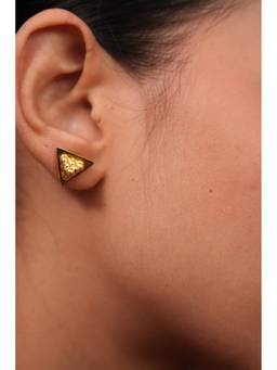 Ziddi - 22k Gold Plated Majnu Pair Of Earrings