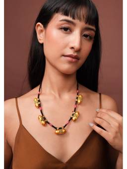Ziddi - 22K Gold Plated Taveez Necklace