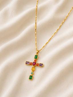 Ziddi - 22K Gold Plated Gold Grace Pendant