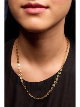 Ziddi - 22k Gold Plated Love Love Chain