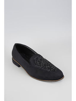 RNG Safawala - Coal Black Tube Juttis