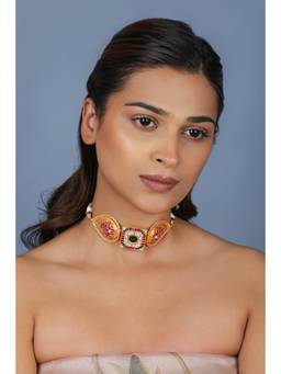 RIANA JEWELLERY - Handcrafted Multicolor Choker