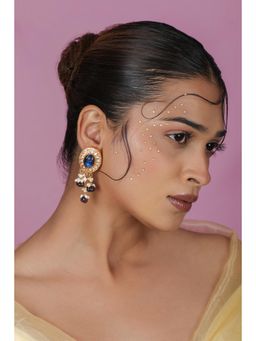 RIANA JEWELLERY - Delicate Handcrafted Blue Earrings