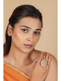 RIANA JEWELLERY - Moissanite Adjustable White Ring