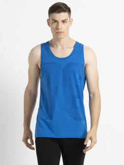 Jockey - Neon Blue Printed Tank Top
