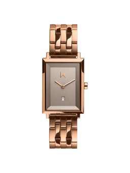 MVMT - Signature Square Quartz Grey Rectangle Dial Womens Watch - D-MF03-RG