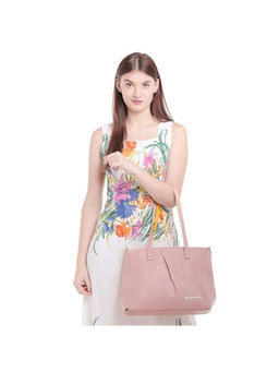 Giordano - Womens Pink Satchel with Detachable Strap (M)