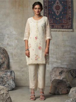 Autumnlane - Anumeha Daisy Full Work Kurta and Pant
