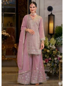 Autumnlane - Somwar Rose Full Work Kurta & Sharara with Dupatta