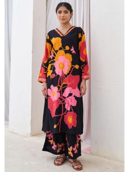 Autumnlane - Sonpal Floral Printed Kurta with Palazzo