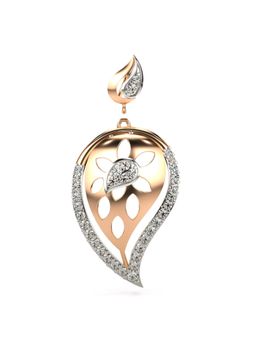 Valanova - Hallmarked 14K Gold and Certified Lab Grown Diamond 0.24Cts | Vgp0086 Rose Gold Pendants