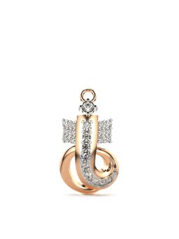 Valanova - Hallmarked 18K Gold and Certified Lab Grown Diamond 0.19Cts | Vgp0159 Rose Gold Pendants