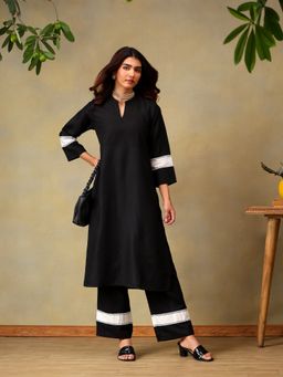 Bani Women - Black Viscose Rayon Co-Ord Set