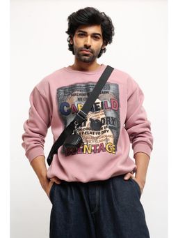 FREAKINS - Men Carfieild Pink Sweatshirt