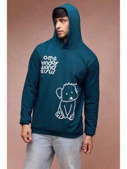 FREAKINS - Men Green Dog Loves Me Hoodie