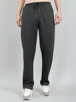 Monte Carlo - Mens Regular Fit Solid Lower Trackpants Grey