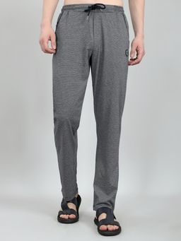 Monte Carlo - Mens Regular Fit Stripes Lower Trackpants Navy Blue