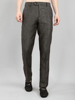 Monte Carlo - Mens Tapered Melange Trouser Grey