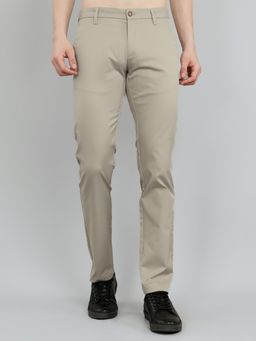Monte Carlo - Mens Slim Fit Solid Trouser Grey