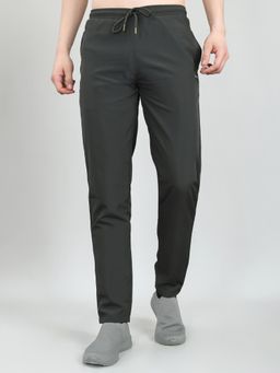 Monte Carlo - Mens Regular Fit Solid Lower Trackpants Grey