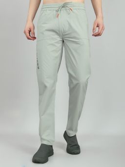 Monte Carlo - Men Regular Fit Plain Lower Trackpants Grey