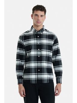 Snitch - Black Checks Full Sleeves Regular Casual Shirt For Men