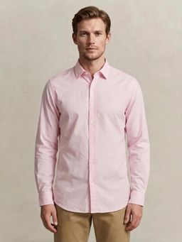 GANT - Men Poplin Pink Classic Collar Shirt