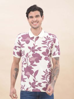 Cantabil - Printed Polo T-Shirt For Men Breathable And Soft Regular Fit
