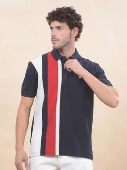 Cantabil - Striped Polo T-Shirt For Men Breathable And Soft Regular Fit