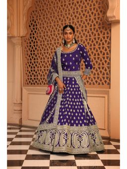 Sheetal Batra - Aasmaa - Purple Lehenga With Blouse And Dupatta