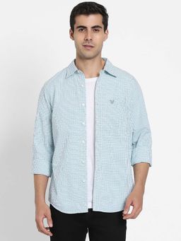 American Eagle - Men Blue Ae Regular Fit Everyday Shirt