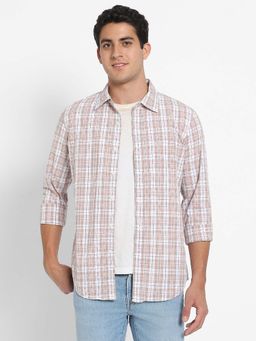American Eagle - Men Beige Ae Regular Fit Everyday Shirt