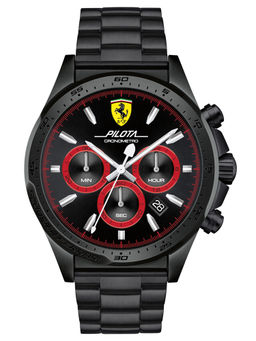 Scuderia Ferrari - Pilota 0830390 Black Dial Chronograph Watch For Men