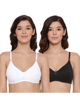 Lyra - Women's Non-padded T-shirt Bra Pack Of 2 - Multi-Color