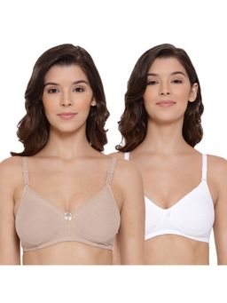 Lyra - Women's Padded Support Bra 514 Pack Of 2 - Multi-Color