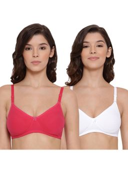 Lyra - Women's Padded Support Bra 514 Pack Of 2 - Multi-Color