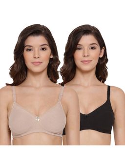 Lyra - Women's Padded Support Bra 514 Pack Of 2 - Multi-Color