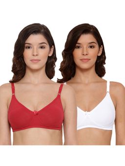 Lyra - Women's Non-padded T-shirt Bra 513 Pack Of 2 - Multi-Color